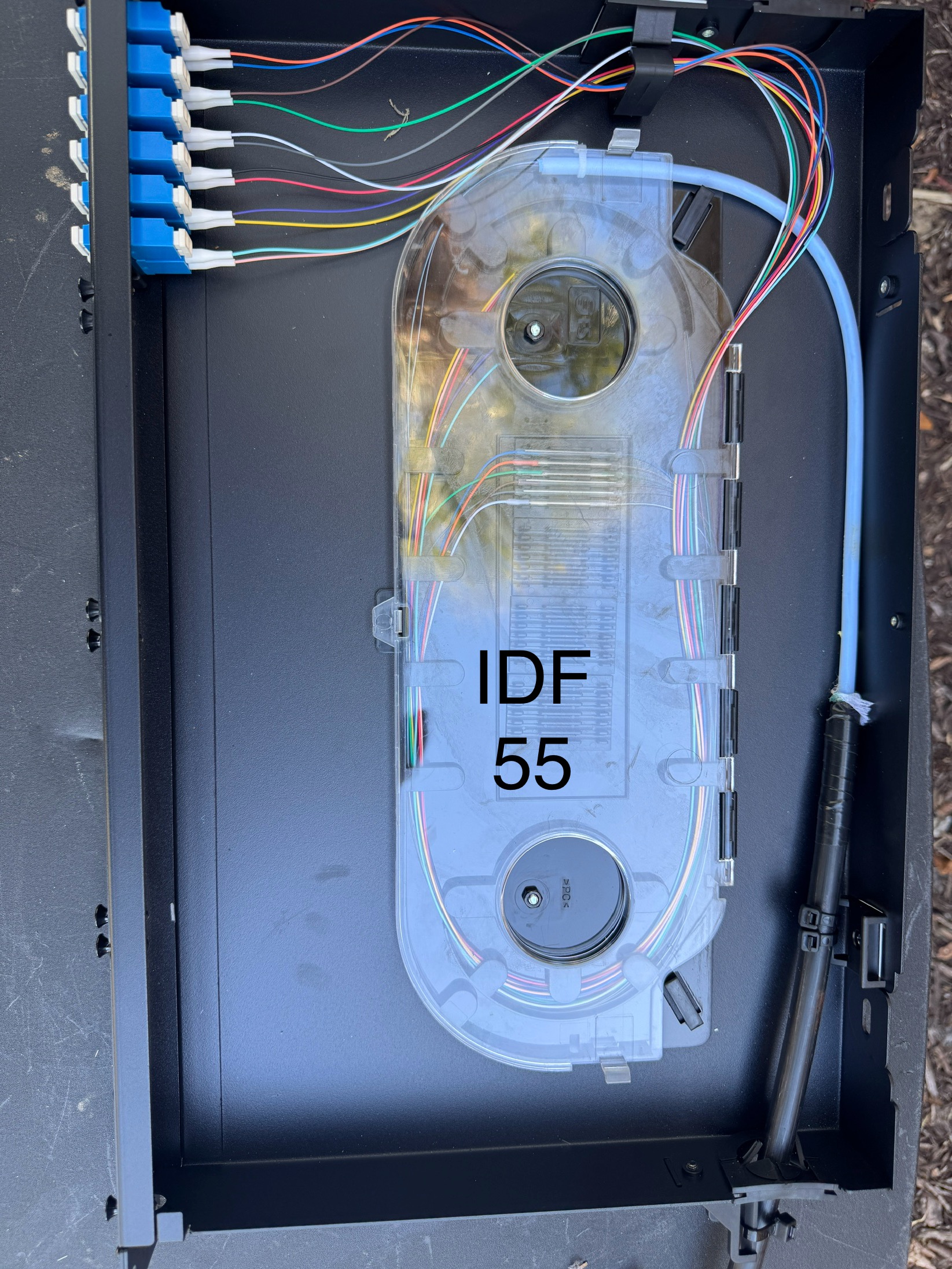 IDF rack and patch panel buildout